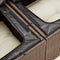 vidaXL - Tuinbank - 2-zits - met - kussens - poly - rattan - bruin