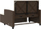 vidaXL - Tuinbank - 2-zits - met - kussens - poly - rattan - bruin