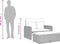 vidaXL - Tuinbank - 2-zits - met - kussens - poly - rattan - en - acaciahout - zwart