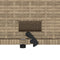 vidaXL - Tuinbank - 2-zits - met - kussens - poly - rattan - en - acaciahout - beige