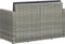 vidaXL - Tuinbank - 2-zits - met - kussens - poly - rattan - grijs