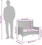 vidaXL - Tuinbank - 2-zits - met - kussens - poly - rattan - grijs