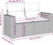 vidaXL - Tuinbank - 2-zits - met - kussens - poly - rattan - grijs