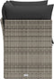 vidaXL - Tuinbank - 2-zits - met - kussens - poly - rattan - grijs