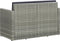 vidaXL - Tuinbank - 2-zits - met - kussens - poly - rattan - grijs