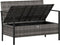 vidaXL - Tuinbank - 2-zits - met - kussens - poly - rattan - grijs