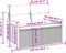 vidaXL - Tuinbank - 2-zits - met - kussens - poly - rattan - grijs