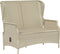 vidaXL - Tuinbank - 2-zits - met - kussens - poly - rattan - lichtgrijs