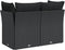 vidaXL - Tuinbank - 2-zits - met - kussens - poly - rattan - zwart