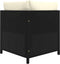 vidaXL - Tuinbank - 2-zits - met - kussens - poly - rattan - zwart