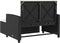 vidaXL - Tuinbank - 2-zits - met - kussens - poly - rattan - zwart