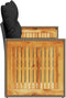 vidaXL - Tuinbank - 2-zits - met - kussens - poly - rattan - zwart