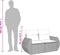 vidaXL - Tuinbank - 2-zits - met - kussens - poly - rattan - zwart