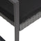 vidaXL - Tuinbank - 2-zits - met - kussens - polypropeen - rattan - donkergrijs