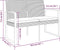 vidaXL - Tuinbank - 2-zits - met - kussens - polypropeen - rattan - zwart