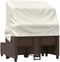 vidaXL - Tuinbank - 2-zits - met - luifel - en - voetenbanken - poly - rattan - bruin