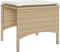 vidaXL - Tuinbank - 2-zits - met - tafel - en - voetenbanken - poly - rattan - beige