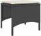 vidaXL - Tuinbank - 2-zits - met - tafel - en - voetenbanken - poly - rattan - zwart