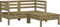 vidaXL - Tuinbank - 2-zits - met - voetenbank - geïmpregneerd - hout