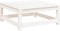 vidaXL - Tuinbank - 2-zits - met - voetenbank - massief - grenenhout - wit
