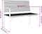 vidaXL - Tuinbank - 2-zits - poly - rattan - grijs