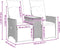 vidaXL - Tuinbank - 2-zits - verstelbaar - met - tafel - poly - rattan - bruin