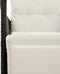vidaXL - Tuinbank - 2-zits - verstelbaar - met - tafel - poly - rattan - zwart