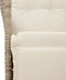 vidaXL - Tuinbank - 2-zits - verstelbaar - met - tafel - poly - rattan - beige
