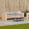 vidaXL - Tuinbank - 3-zits - 189x60x62 - cm - massief - douglashout