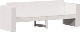 vidaXL - Tuinbank - 3-zits - 189x60x62 - cm - massief - grenenhout - wit