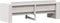 vidaXL - Tuinbank - 3-zits - 189x60x62 - cm - massief - grenenhout - wit