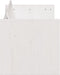 vidaXL - Tuinbank - 3-zits - 189x60x62 - cm - massief - grenenhout - wit