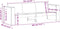 vidaXL - Tuinbank - 3-zits - 189x60x62 - cm - massief - grenenhout - wasbruin
