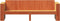 vidaXL - Tuinbank - 3-zits - 189x60x62 - cm - massief - grenenhout - wasbruin