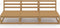 vidaXL - Tuinbank - 3-zits - massief - grenenhout - honingbruin