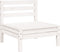 vidaXL - Tuinbank - 3-zits - massief - grenenhout - wit