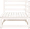 vidaXL - Tuinbank - 3-zits - massief - grenenhout - wit