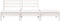 vidaXL - Tuinbank - 3-zits - massief - grenenhout - wit