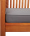 vidaXL - Tuinbank - 3-zits - met - kussen - 150 - cm - massief - acaciahout
