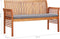 vidaXL - Tuinbank - 3-zits - met - kussen - 150 - cm - massief - acaciahout