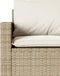 vidaXL - Tuinbank - 3-zits - met - kussens - poly - rattan - beige