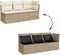 vidaXL - Tuinbank - 3-zits - met - kussens - poly - rattan - beige