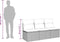 vidaXL - Tuinbank - 3-zits - met - kussens - poly - rattan - beige