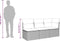 vidaXL - Tuinbank - 3-zits - met - kussens - poly - rattan - beige