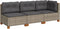 vidaXL - Tuinbank - 3-zits - met - kussens - poly - rattan - grijs