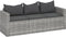 vidaXL - Tuinbank - 3-zits - met - kussens - poly - rattan - grijs