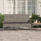 vidaXL - Tuinbank - 3-zits - met - kussens - poly - rattan - grijs