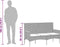 vidaXL - Tuinbank - 3-zits - met - kussens - poly - rattan - grijs