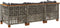 vidaXL - Tuinbank - 3-zits - met - kussens - poly - rattan - grijs