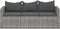 vidaXL - Tuinbank - 3-zits - met - kussens - poly - rattan - grijs